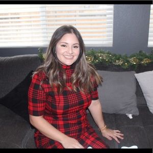 Plaid Holiday Dress
